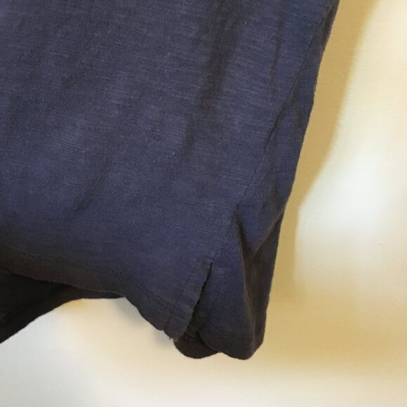 Navy Blue Everywear Rayon V-Neck Tank Top - Picture 5 of 14